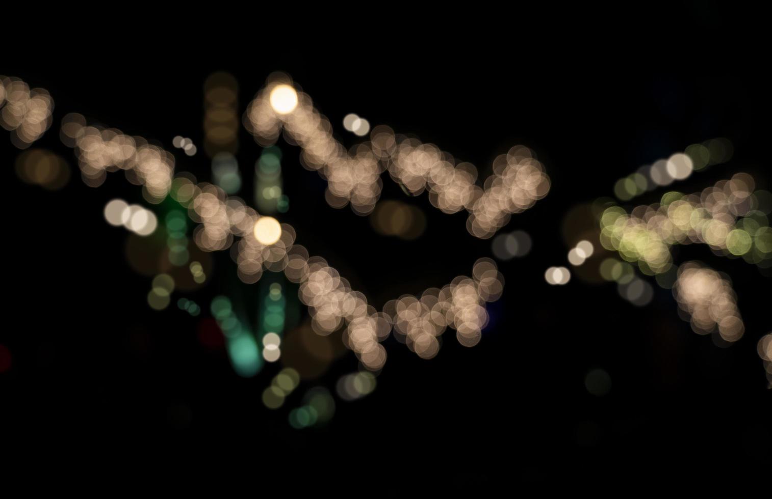 Blurred bokeh golden light background, For Christmas and New Year holiday concept photo