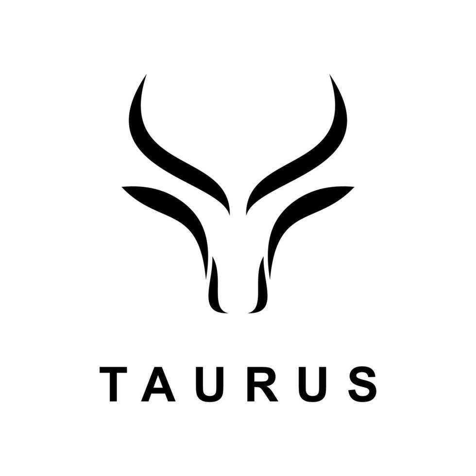 vector de logotipo de tauro