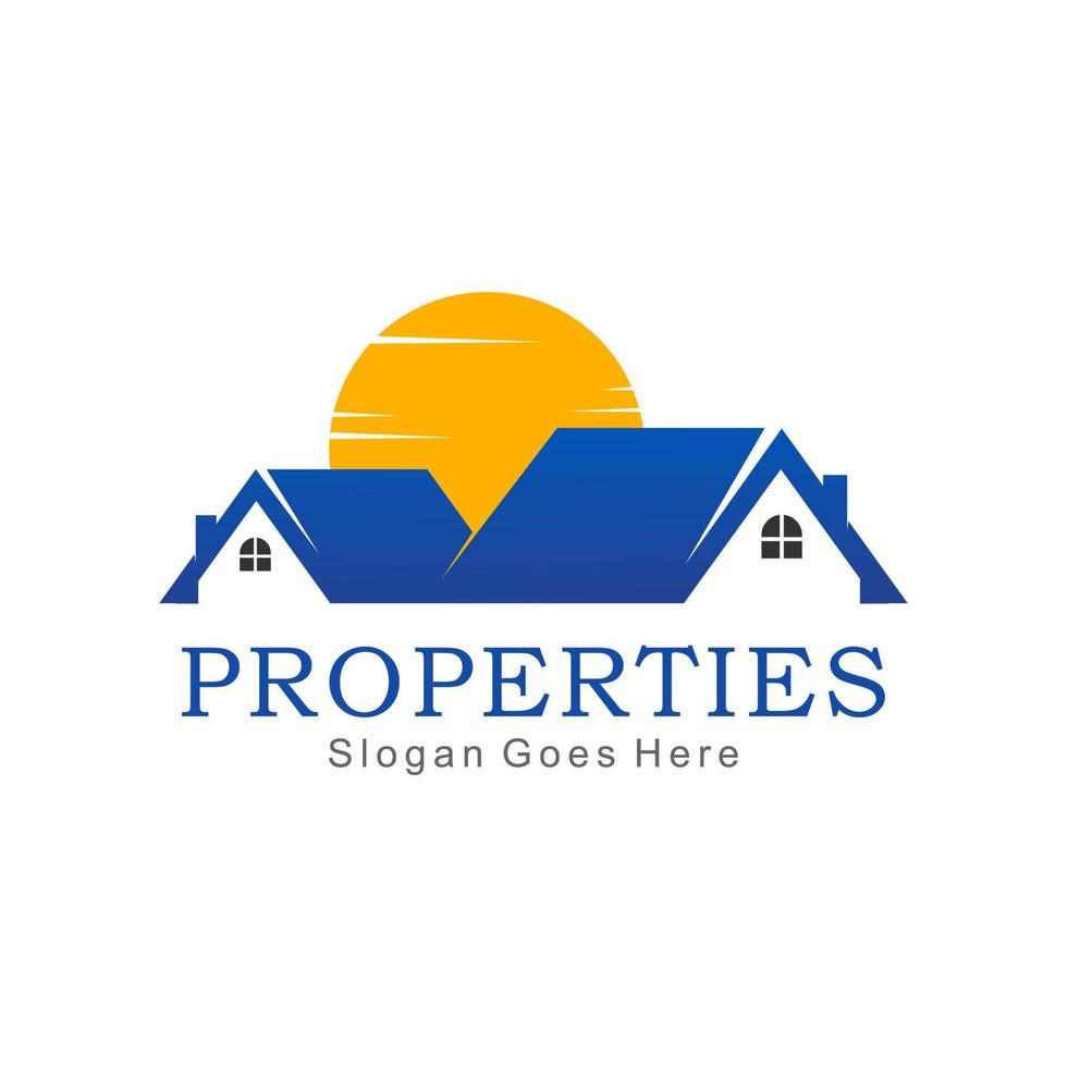 home property logo vector