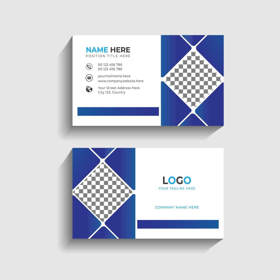 Modern And Creative Business Card Design Template vector