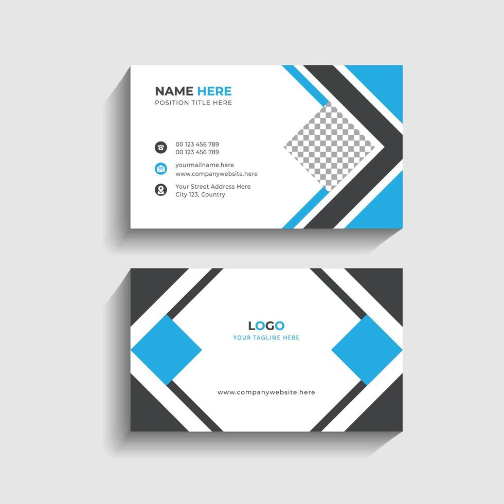 Modern And Creative Business Card Design Template vector