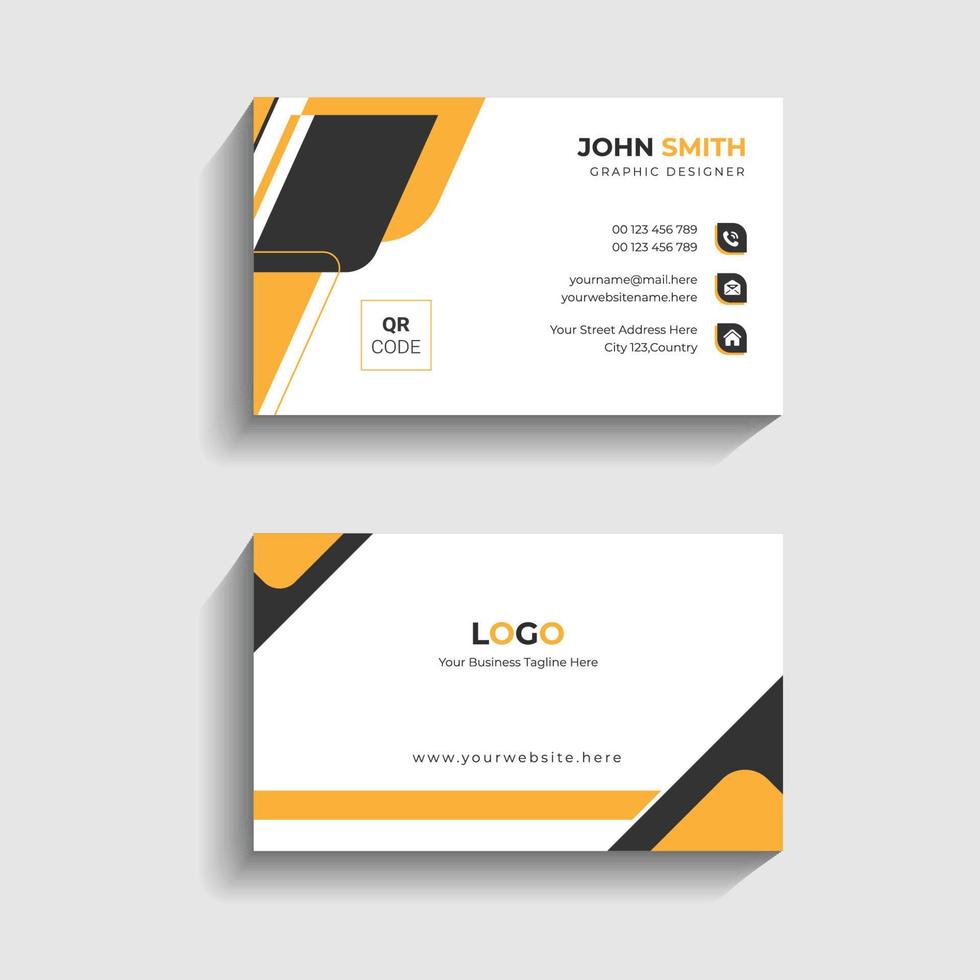 Modern And Creative Business Card Design Template vector