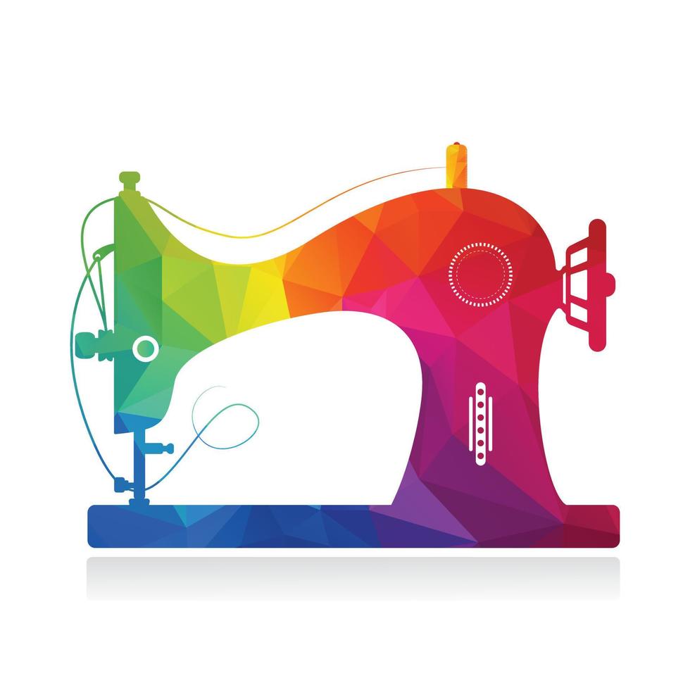 Vintage sewing machine icon. Simple illustration of manual stitching machine icon for web design isolated on white background. vector