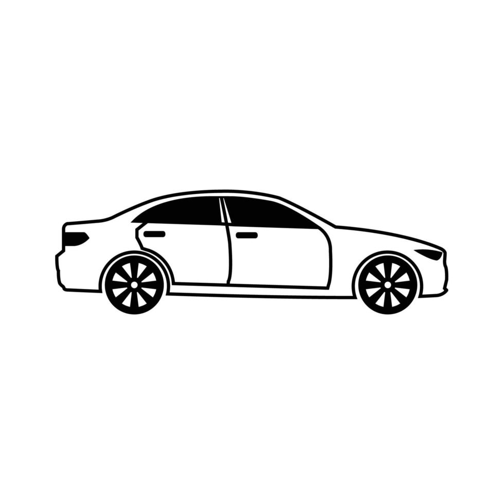 plantilla de diseño de vector de icono de coche