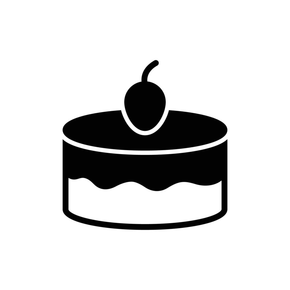 cake icon vector design template