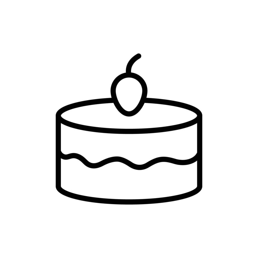 cake icon vector design template