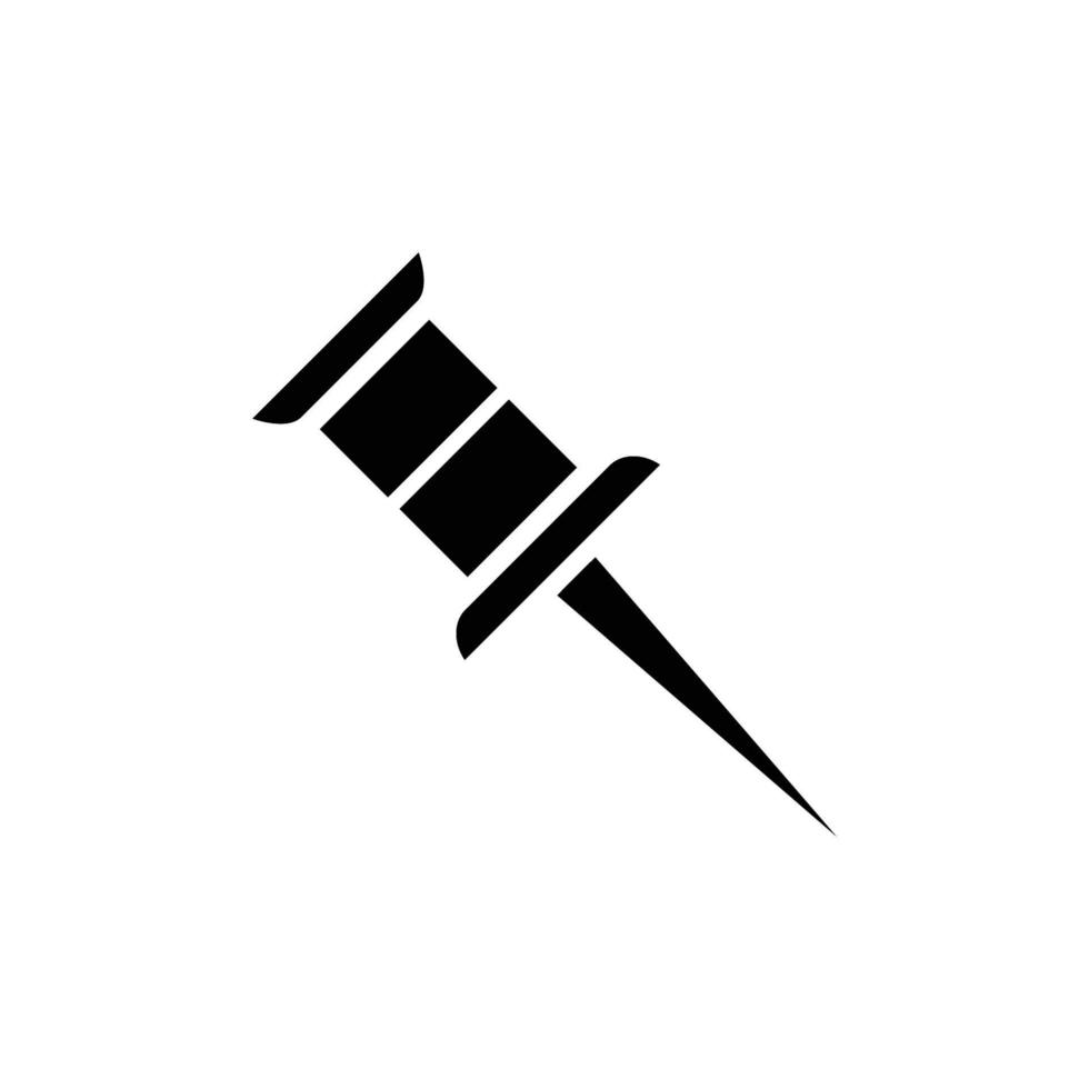 push pin icon vector design template