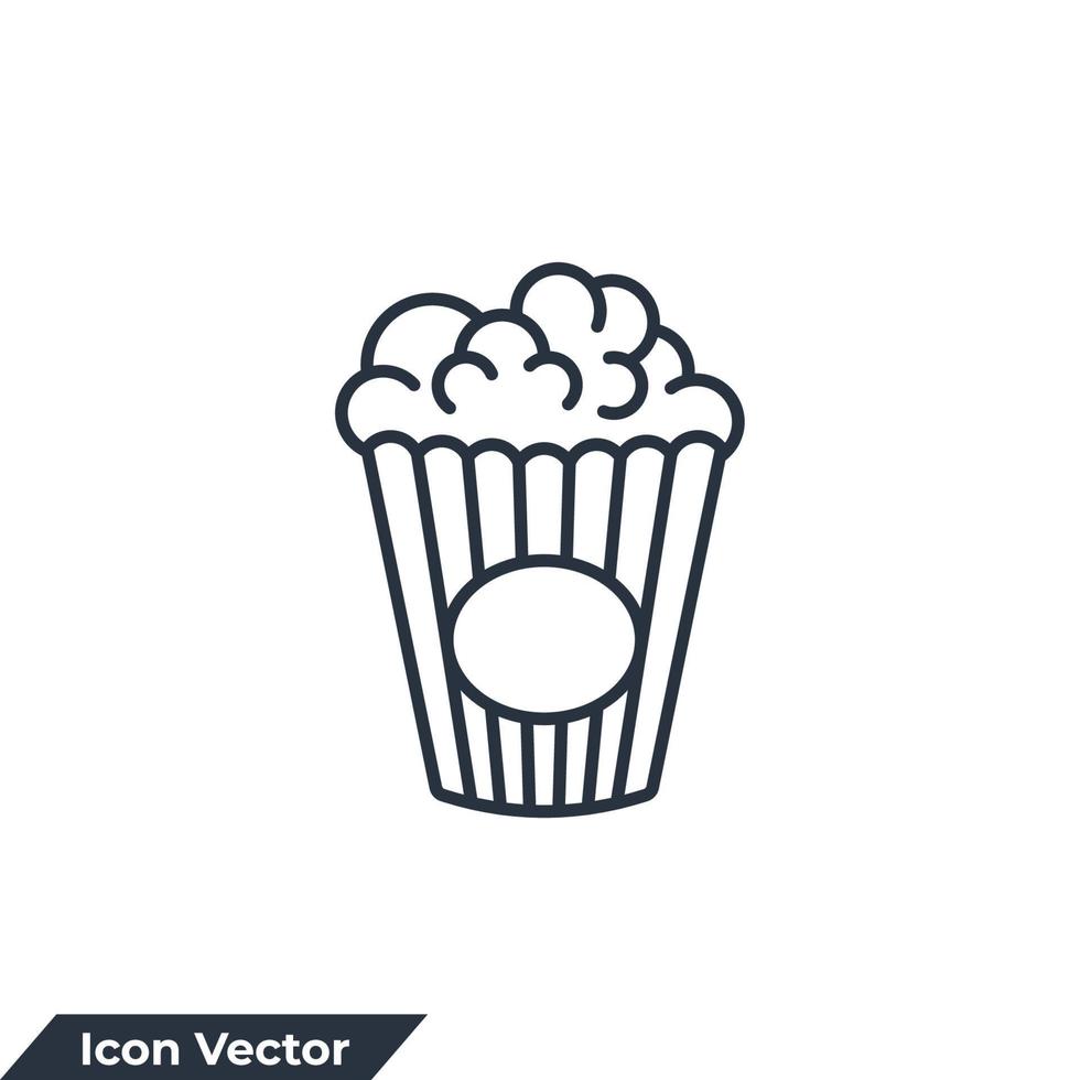 popcorn icon logo vector illustration popcorn symbol template for popcorn icon logo vector illustration popcorn symbol template for