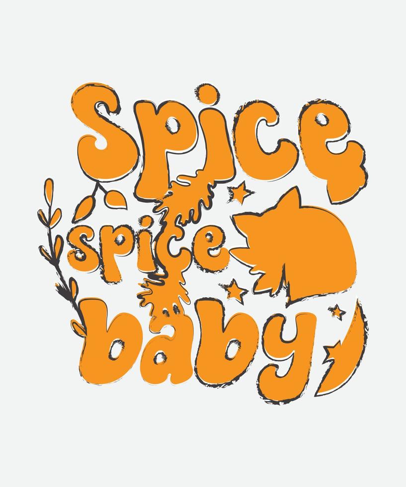 groovy fall and autumn lettering, fall and autumn isolated hand drawn groovy typography vintage t-shirt design, vintage style t-shirt design, retro print design, groovy style motivational Quotes vector