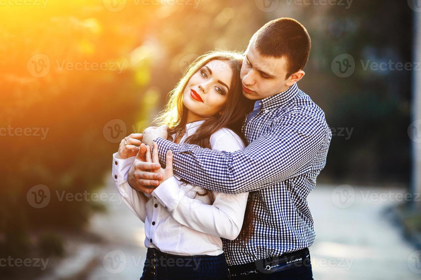 beautiful young couple photo
