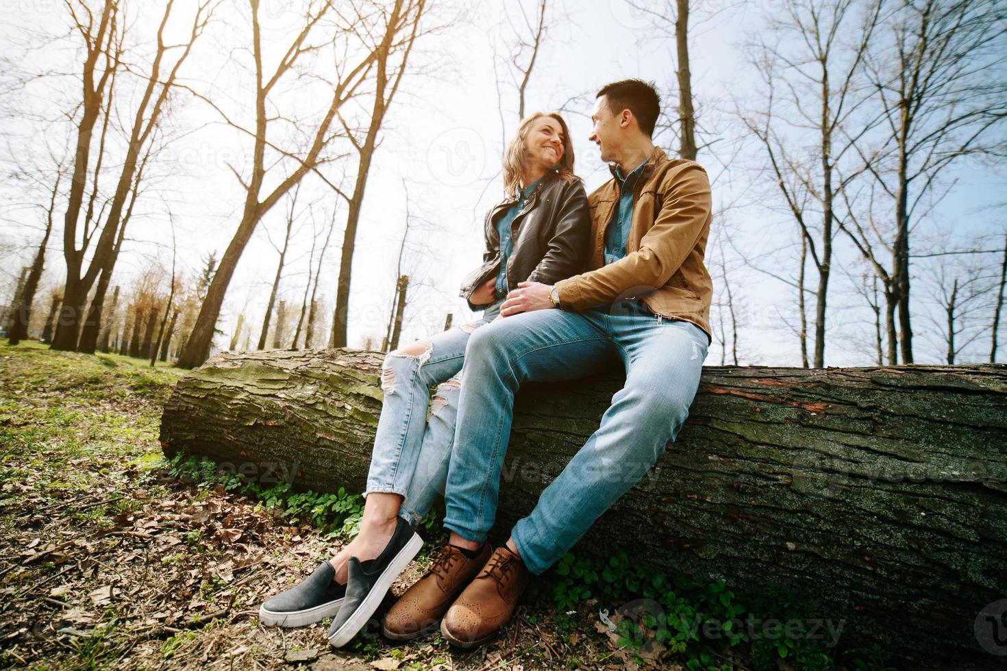 beautiful young couple photo