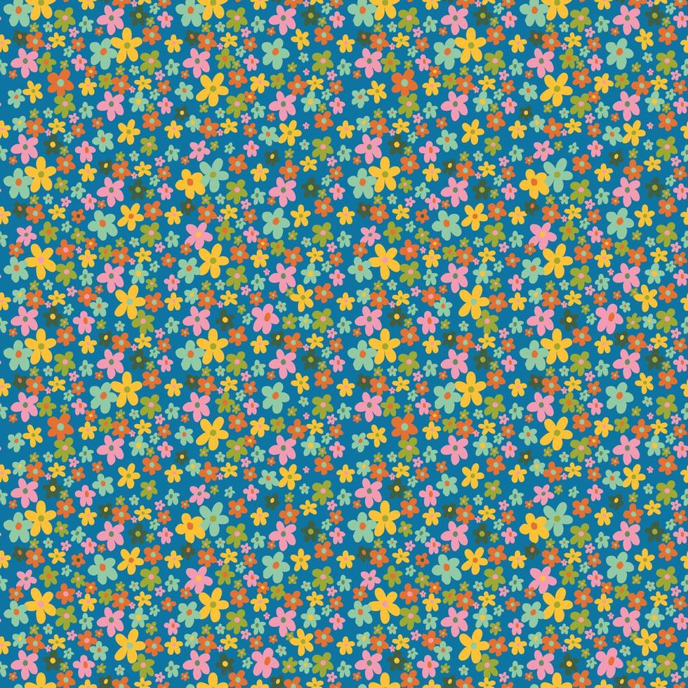 Inspired by Flowers a collection of various flora that bloom and show off. Seamless pattern for decoration. vector