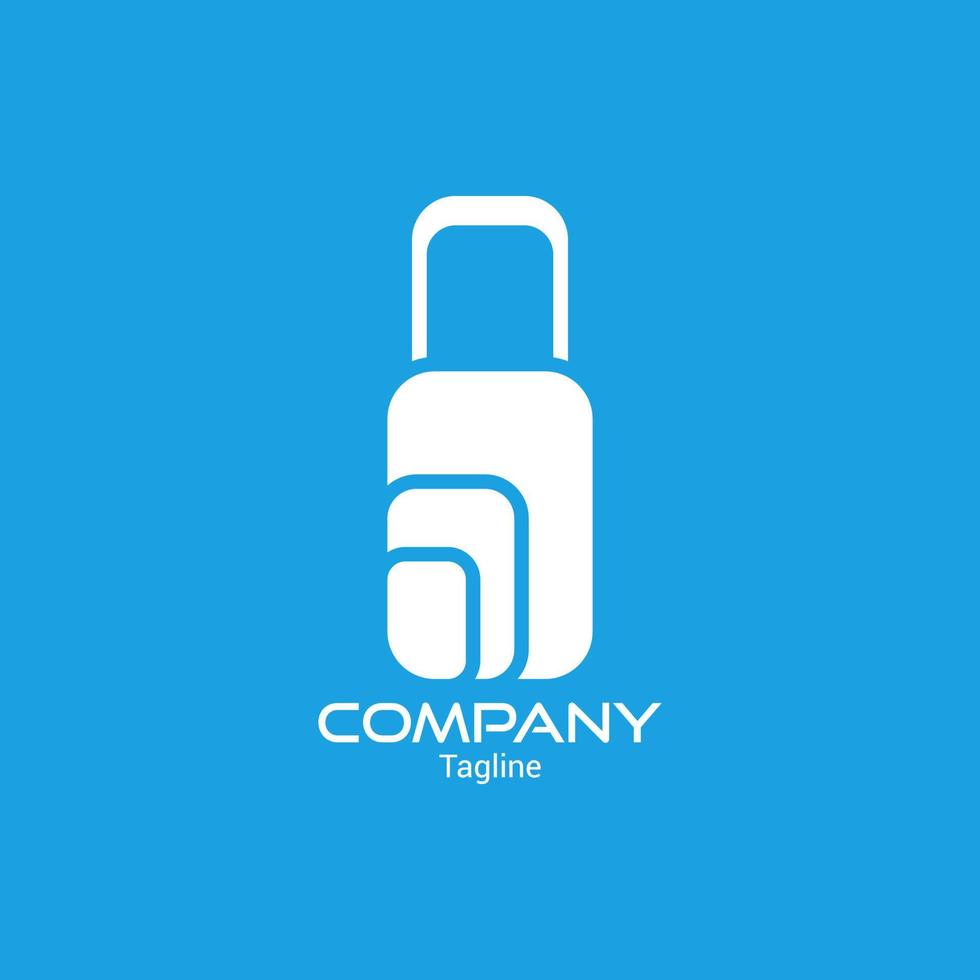 Travel logo simple vector