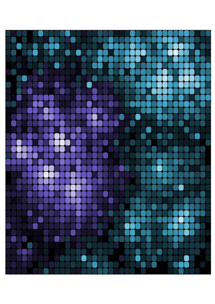 Full frame abstract pattern of graduated dots vector