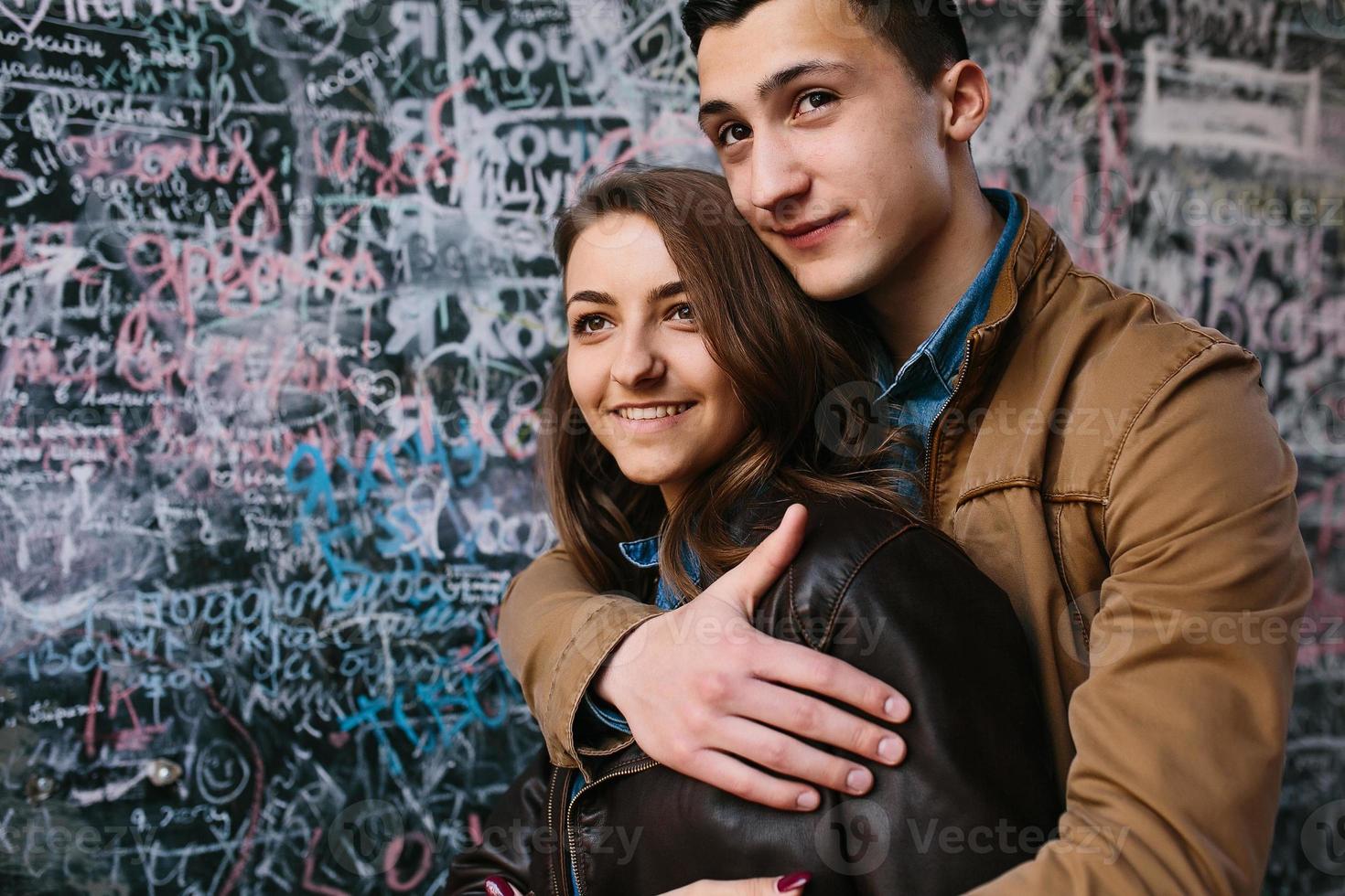 beautiful young couple photo