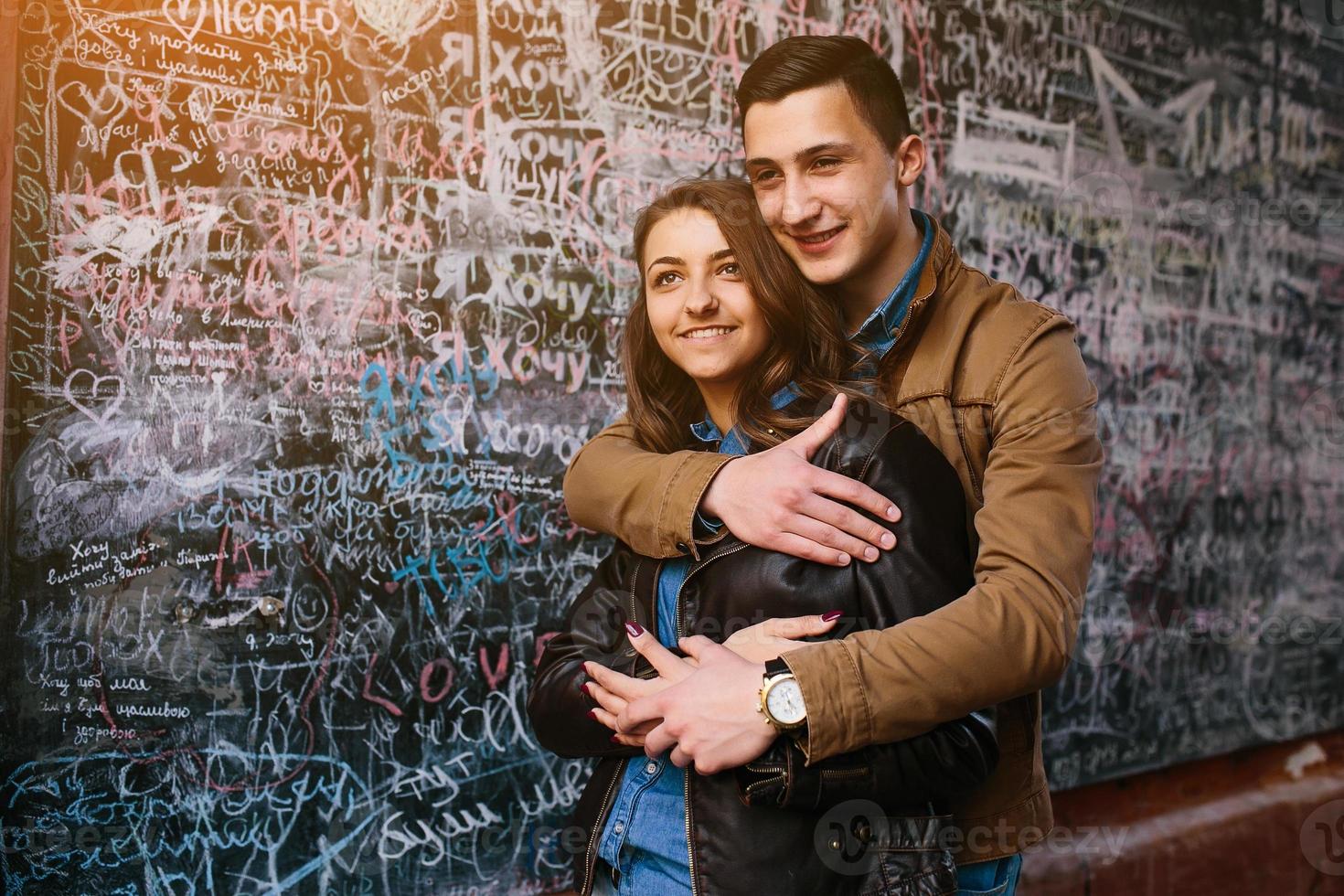 beautiful young couple photo