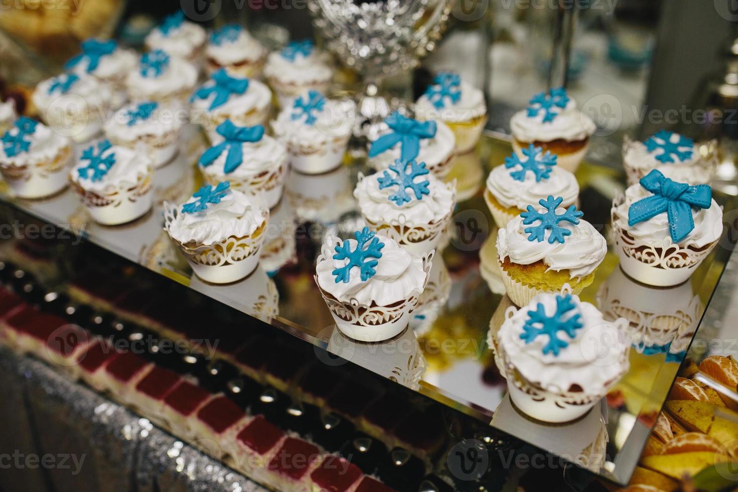 Candy bar on wedding ceremony photo