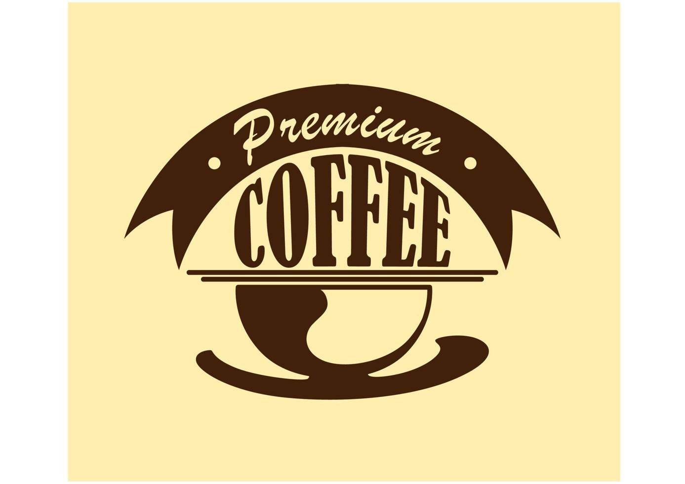 Coffee poster or icon vector