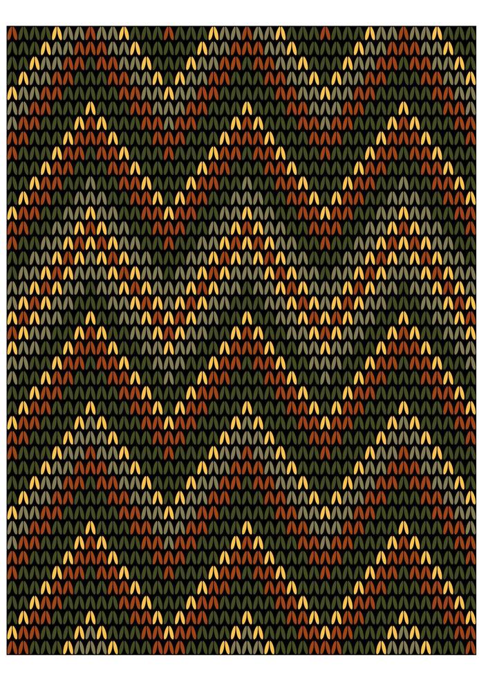 Knitted seamless pattern vector