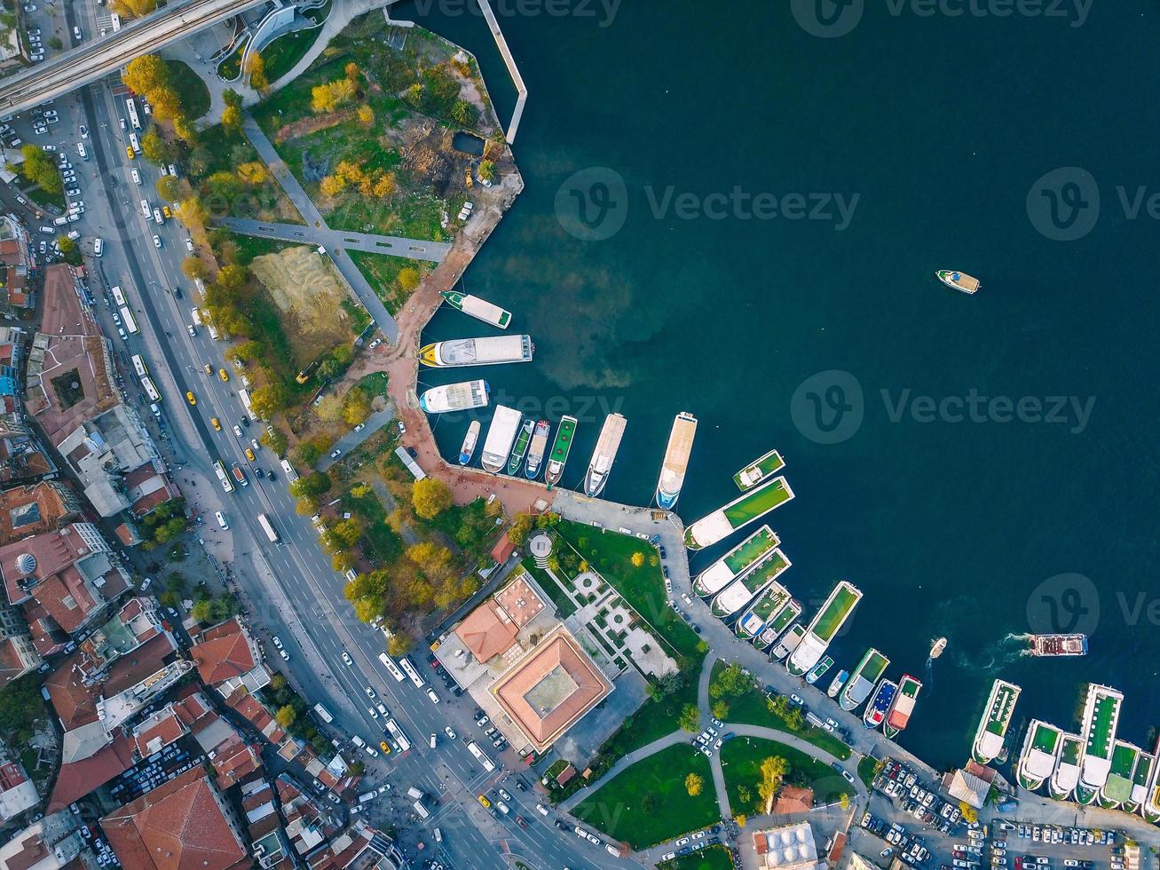 Istanbul aerial survey photo