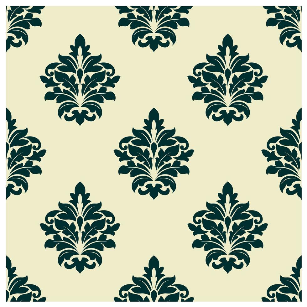 Floral seamless arabesque pattern vector