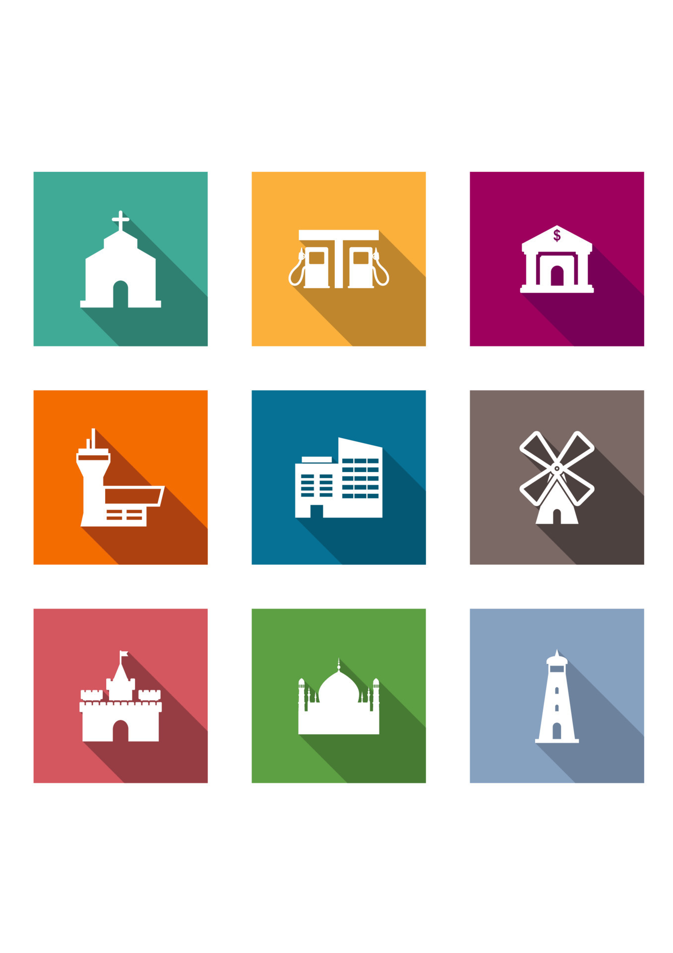 Flat Architectural Icons 11521872 Vector Art At Vecteezy Flat Architectural Icons 11521872 Vector Art At Vecteezy