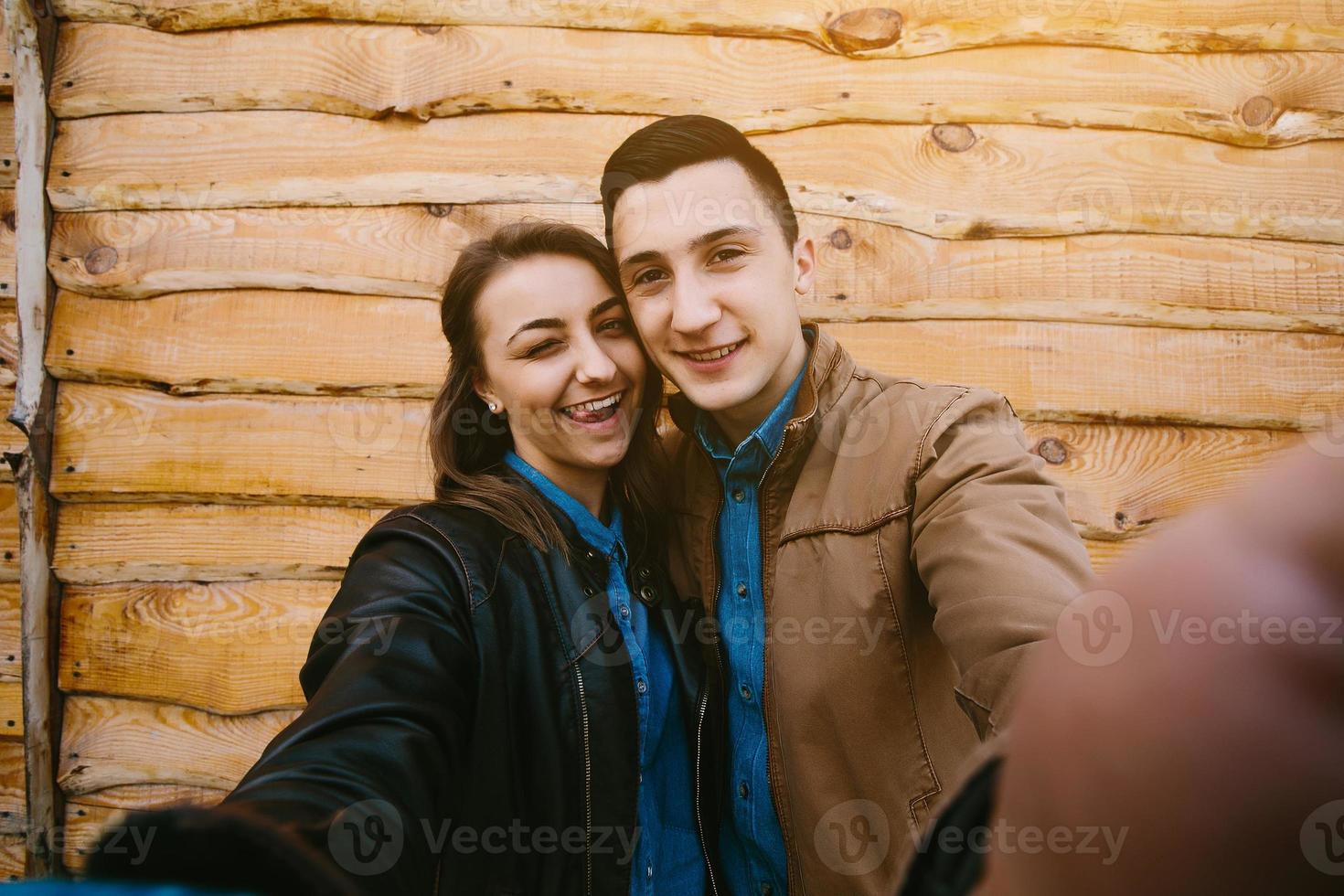 beautiful young couple photo