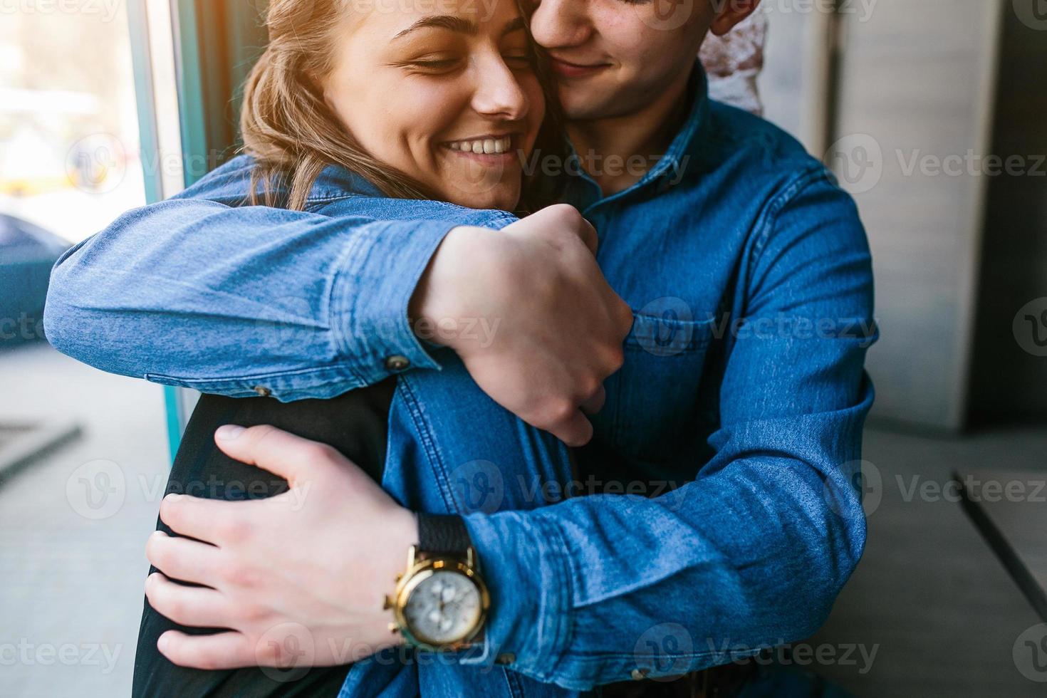 beautiful young couple photo
