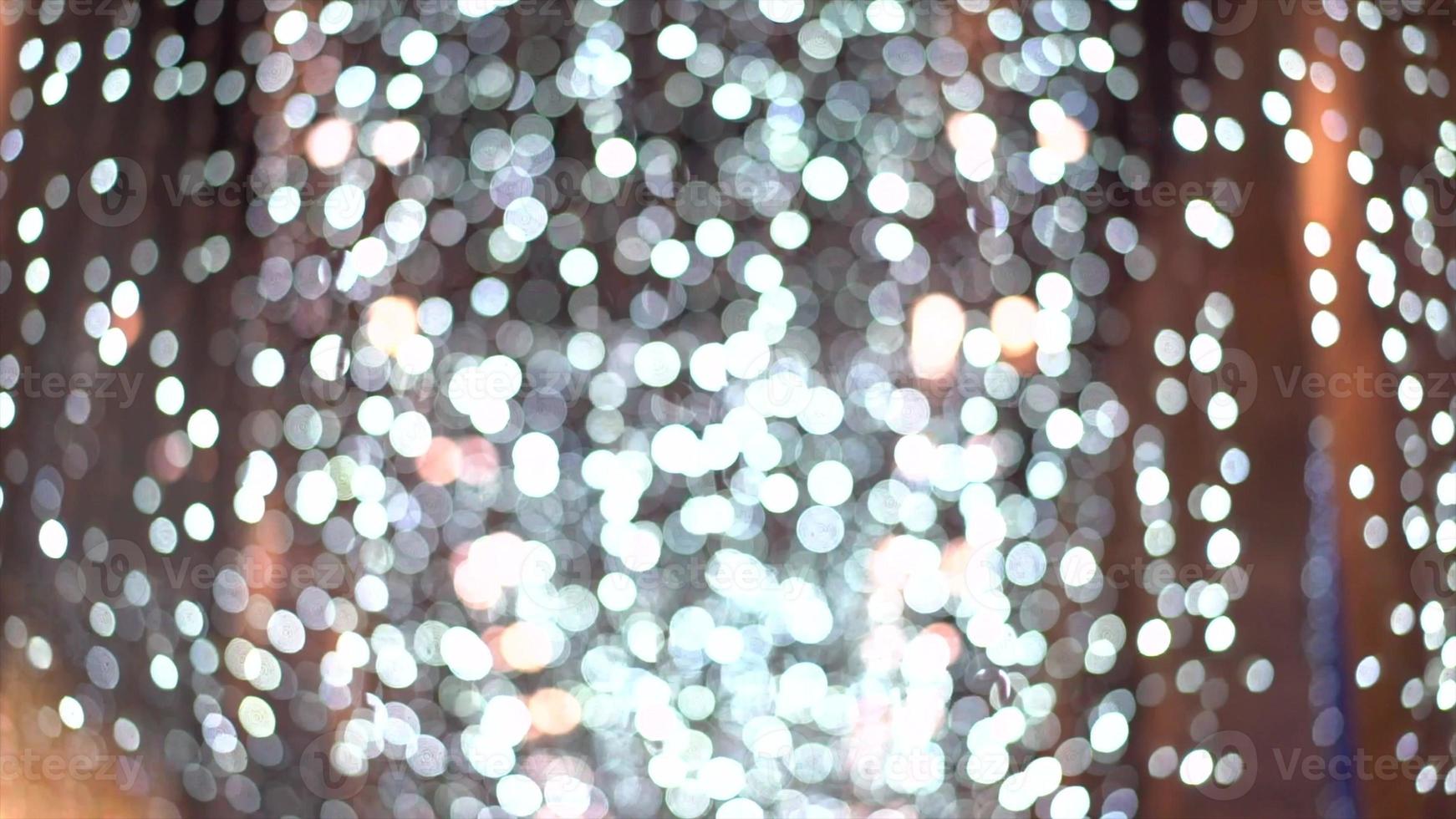 bokeh de desenfoque de luz nocturna de la ciudad, fondo desenfocado. foto