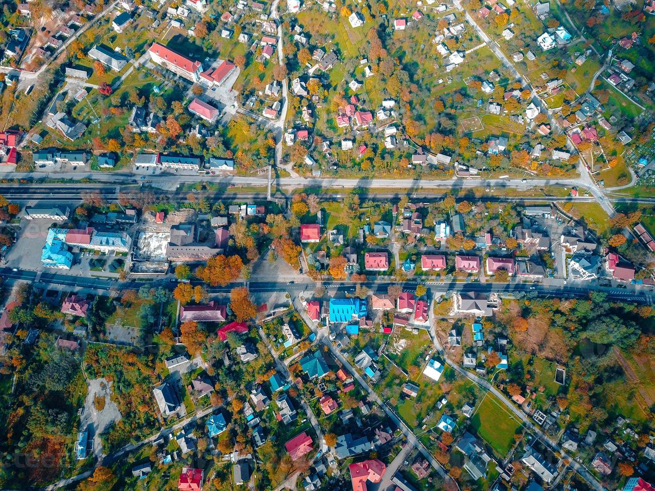 small town in the countryside photo