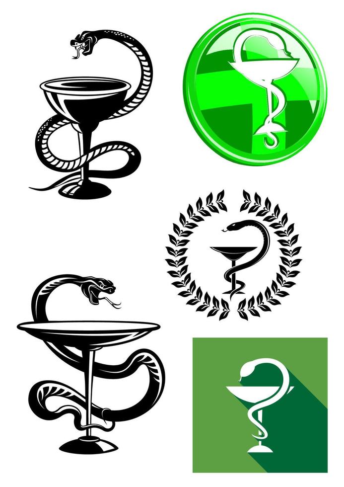 Medicine and pharmacy icons vector