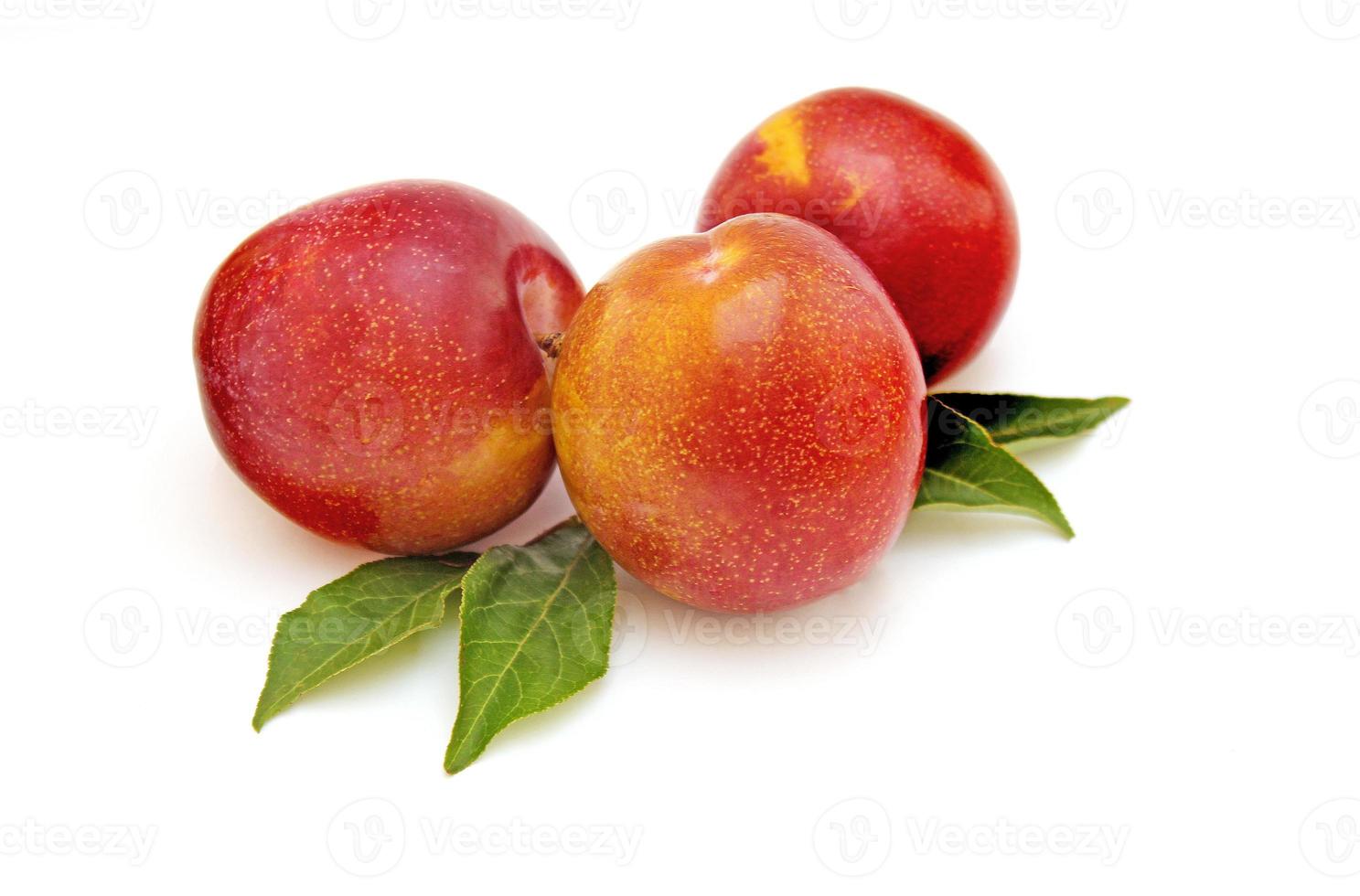 Plum fruits with mint leaves 11527855 Stock Photo at Vecteezy