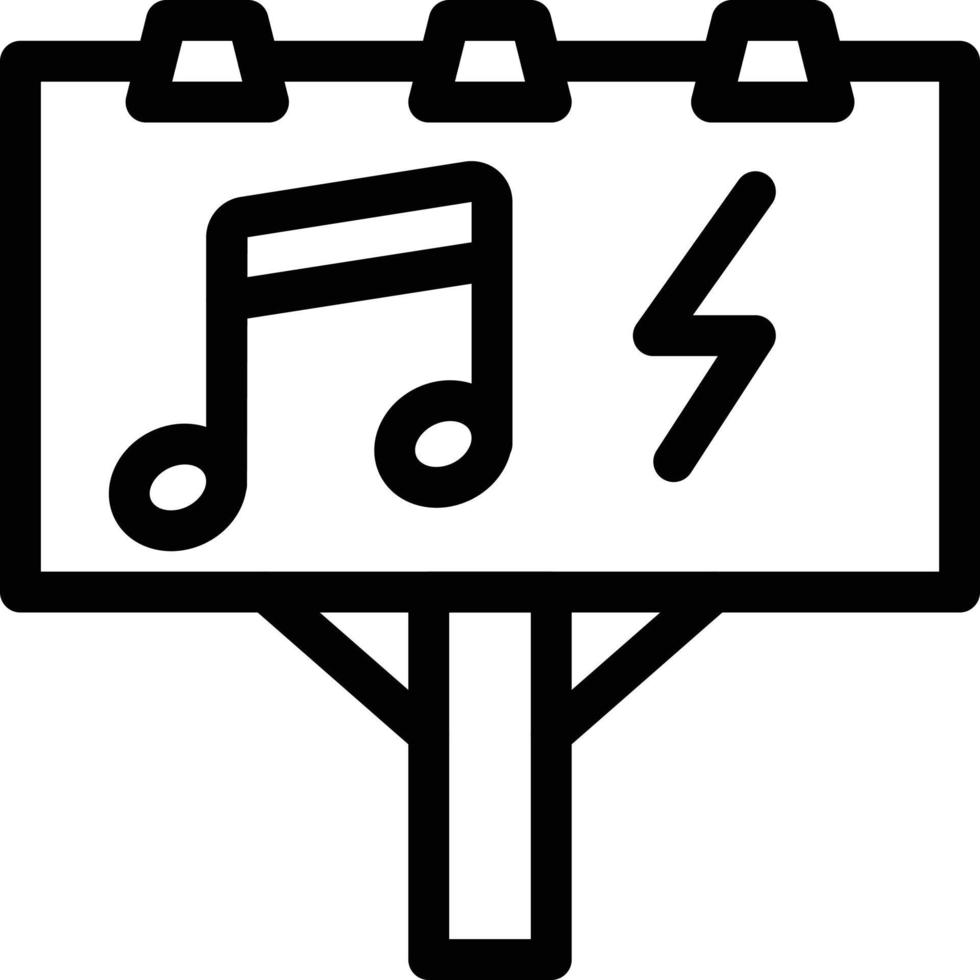 billboard vector illustration on a background.Premium quality symbols.vector icons for concept and graphic design.