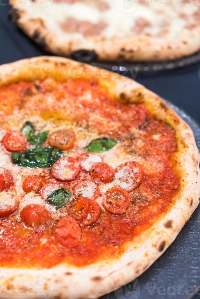 mini sausage pizza photo