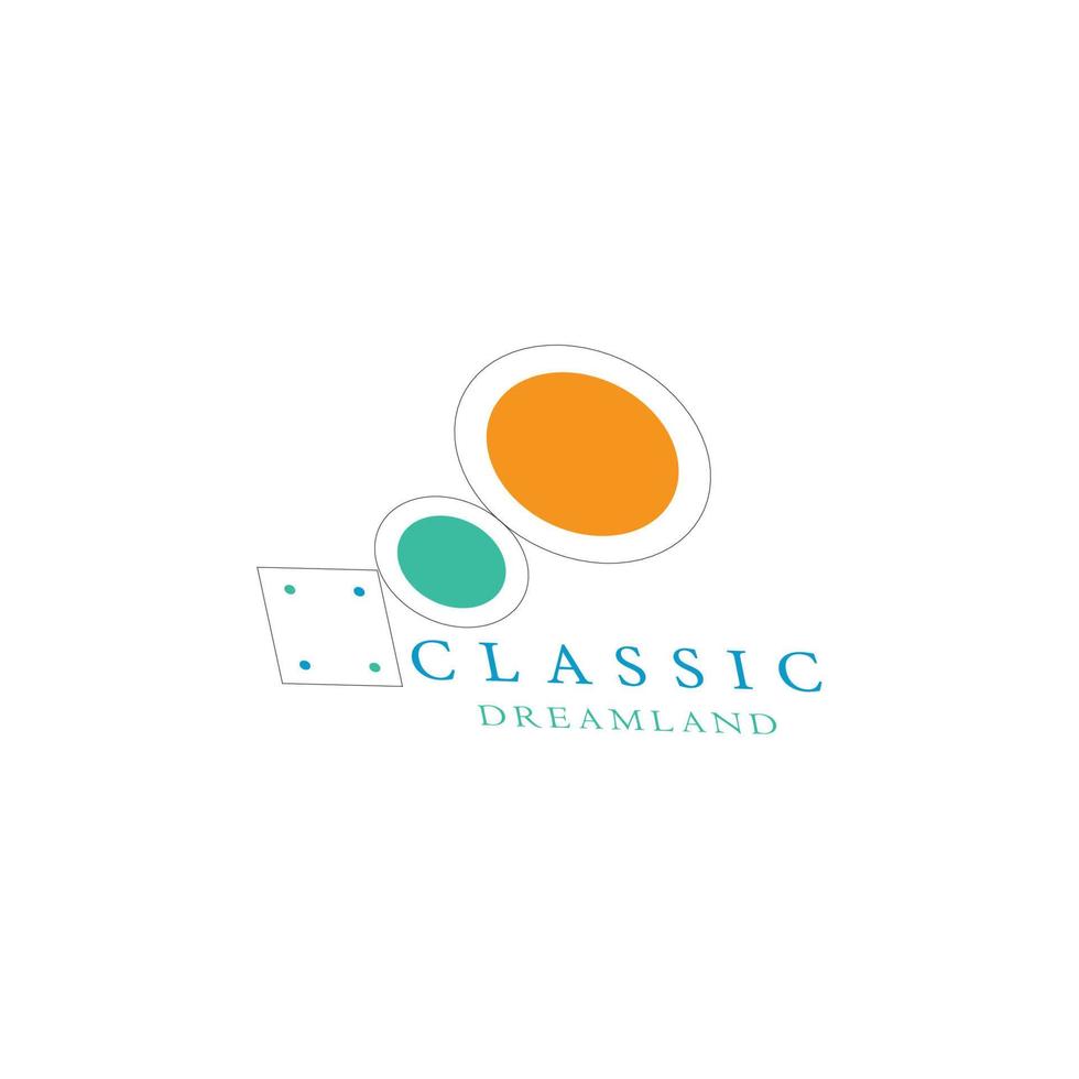 Unique logo design concept. vector
