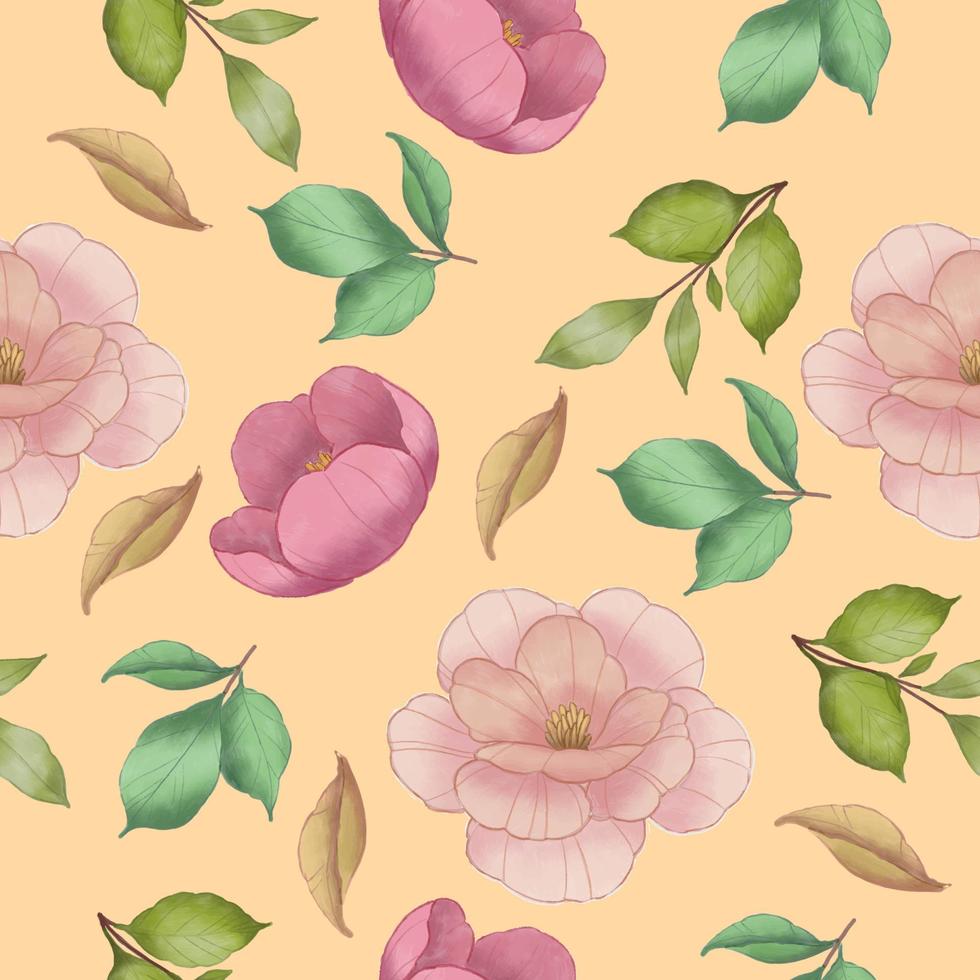 The Flower Seamless vector