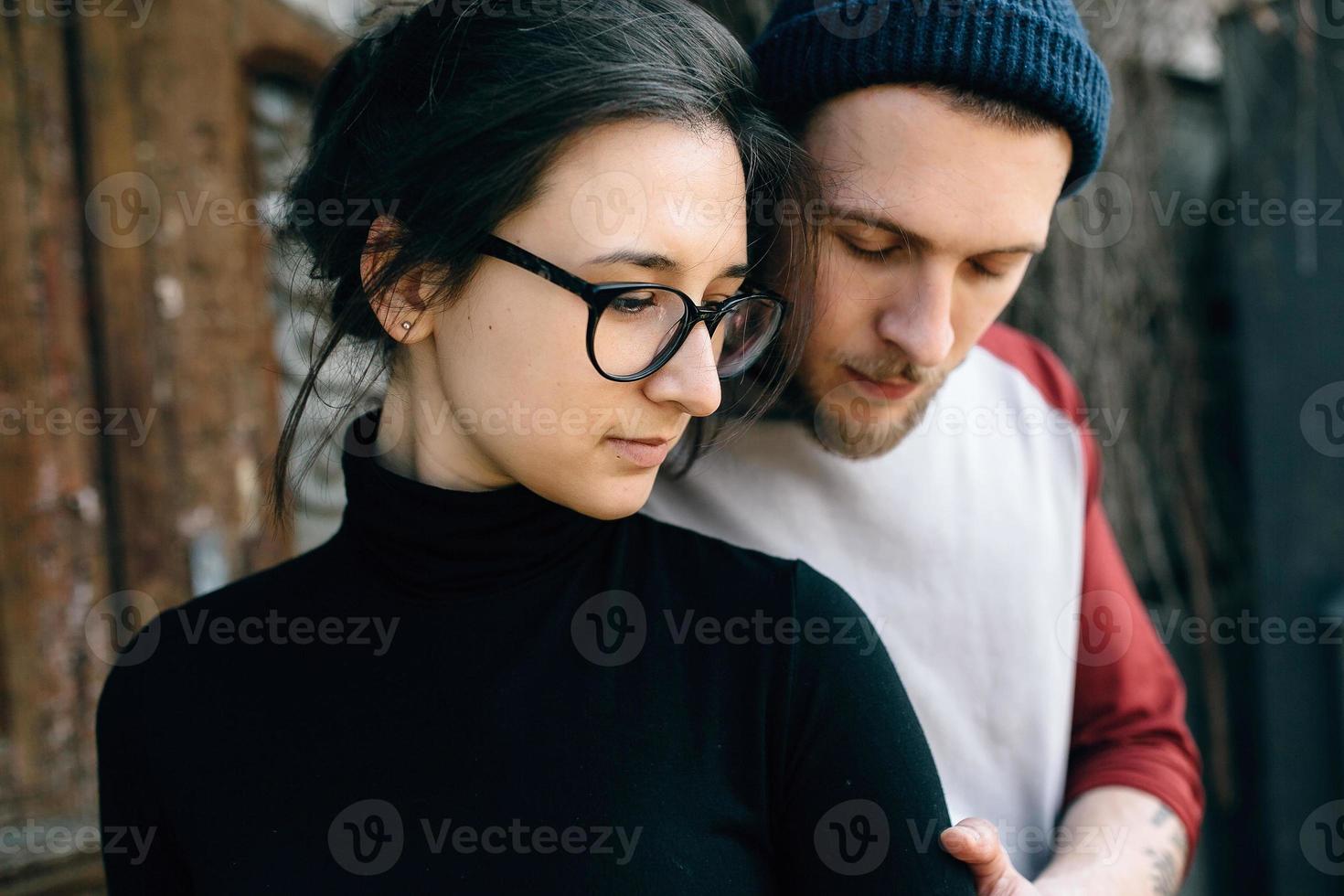 Young beautiful couple photo