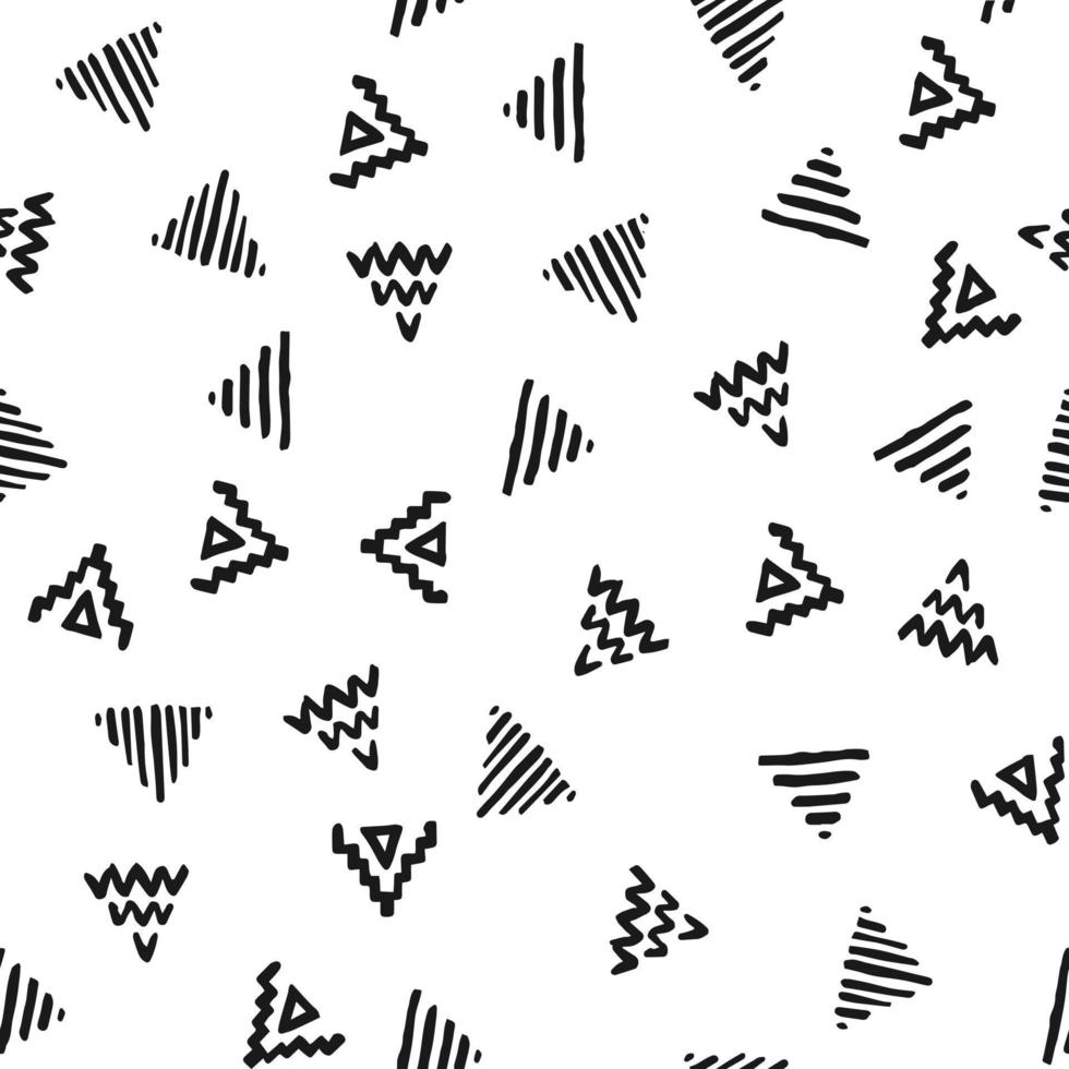 Hand drawing abstract seamless vector illustration pattern isolated on white background. Design for use backdrop wallpaper all over fabric print and others.