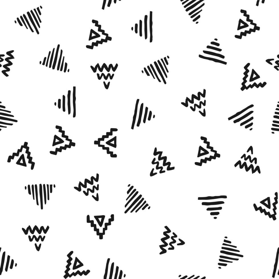 Hand drawing abstract seamless vector illustration pattern isolated on white background. Design for use backdrop wallpaper all over fabric print and others.
