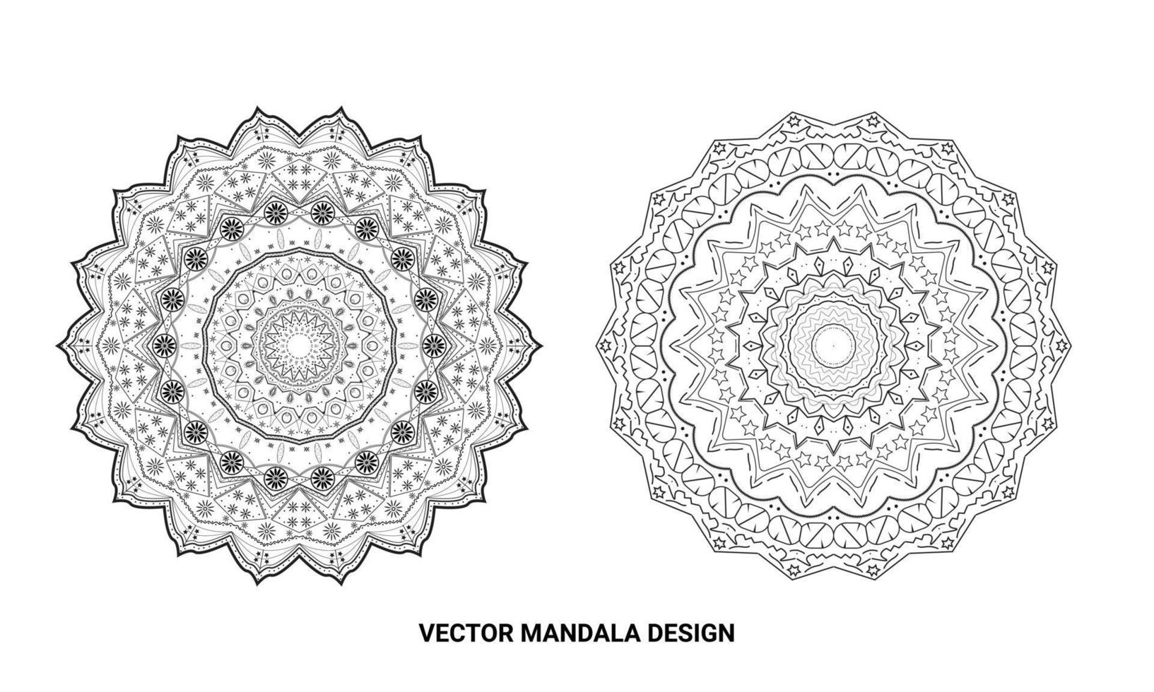 diseño de mandala diseño de mandala indio vector