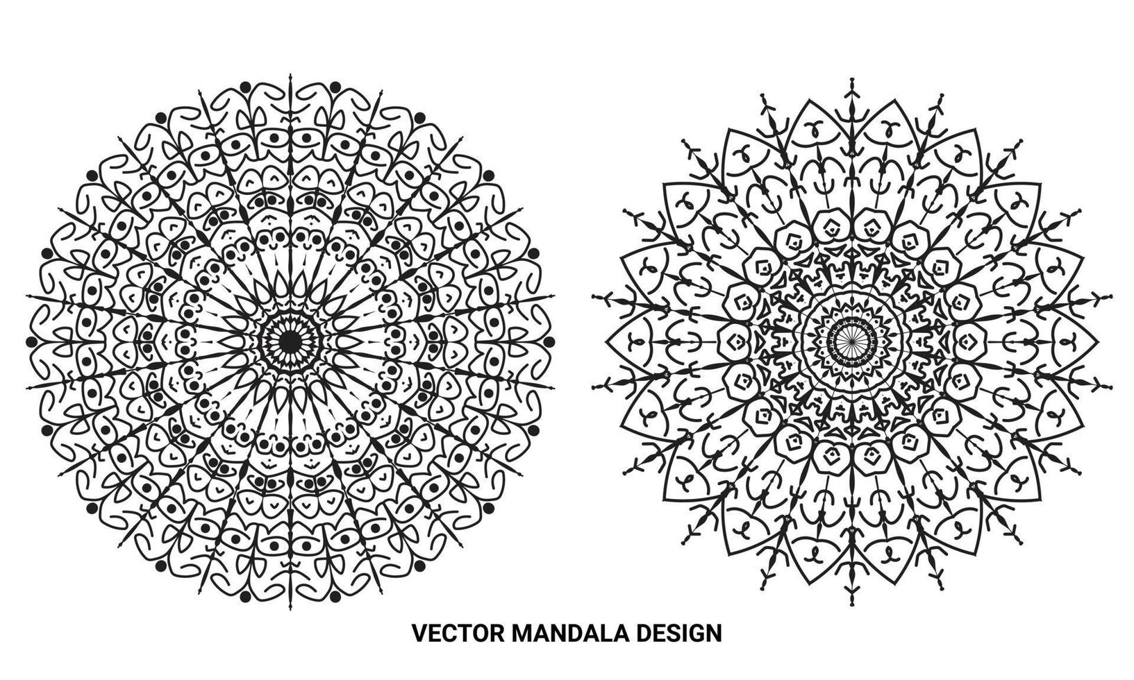 diseño de mandala diseño de mandala indio vector