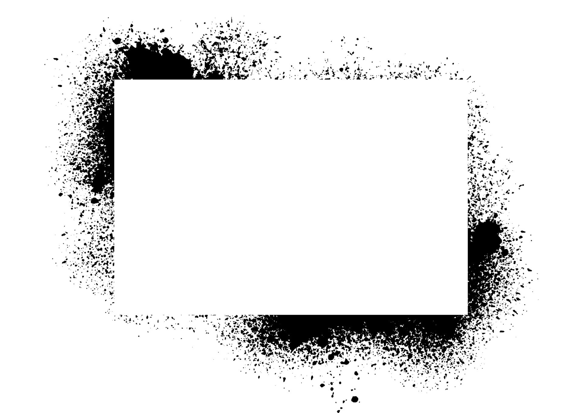 spray paint splatter border design 11532926 Vector Art at Vecteezy