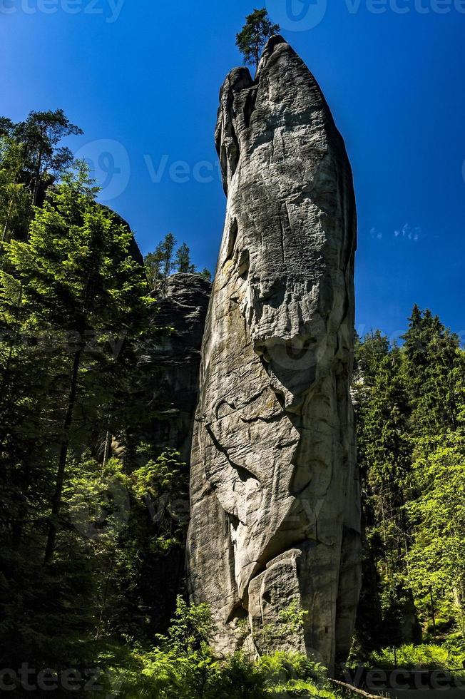 rocas adrspach-teplice, república checa foto