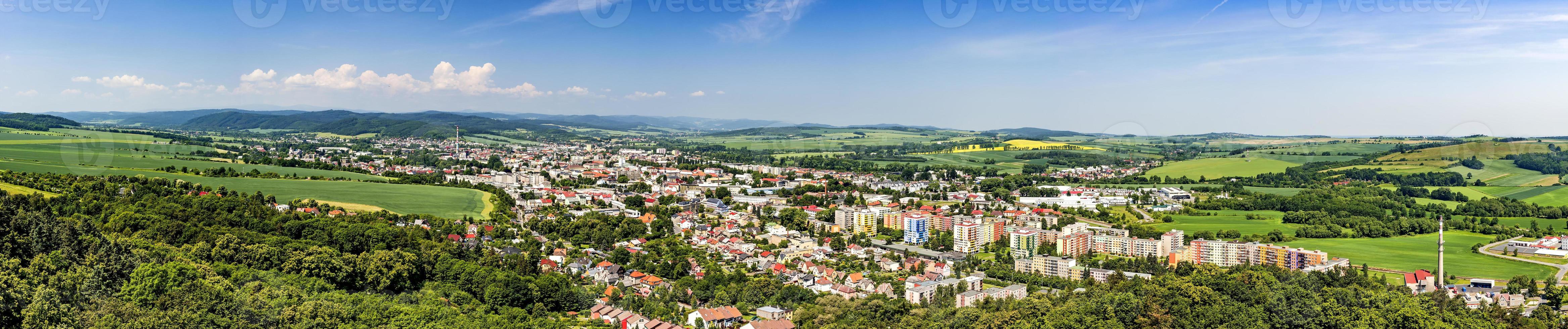 Summer panoramic view photo