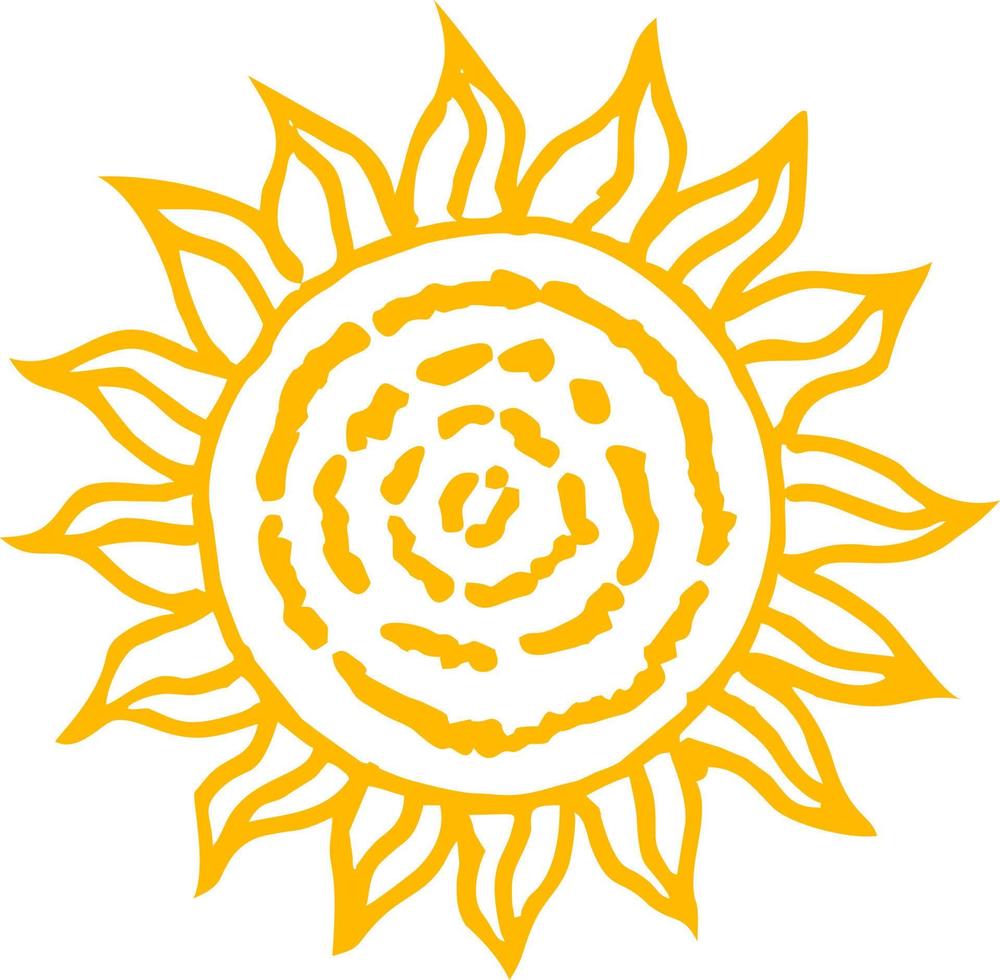 Sun icon. Suns  vector illustration, summer line sun
