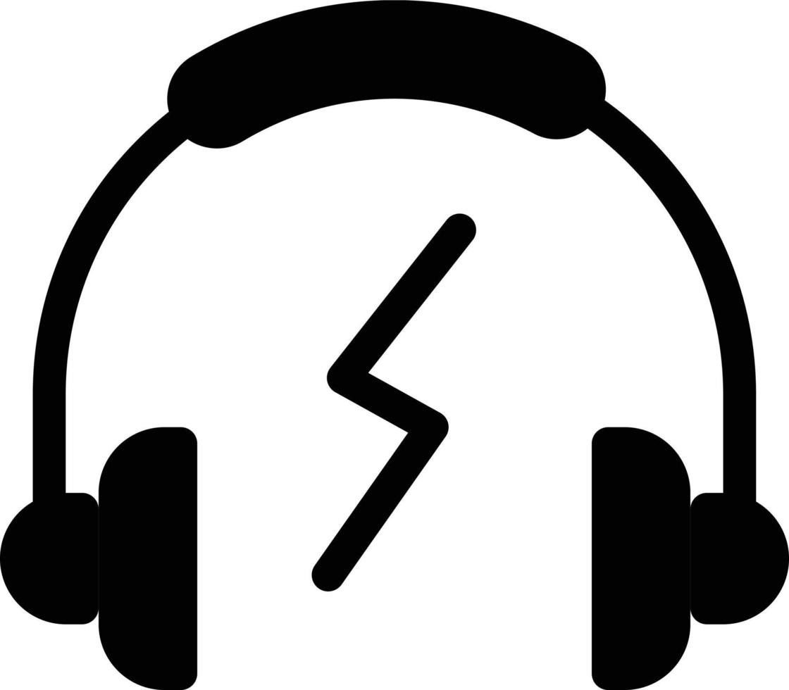 Ilustración de vector de auriculares en un fondo. Símbolos de calidad premium. Iconos vectoriales para concepto y diseño gráfico.