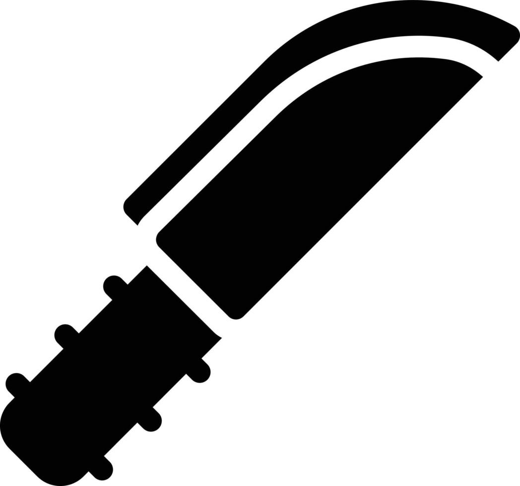 ilustración de vector de cuchillo en un fondo. símbolos de calidad premium. iconos vectoriales para concepto y diseño gráfico.