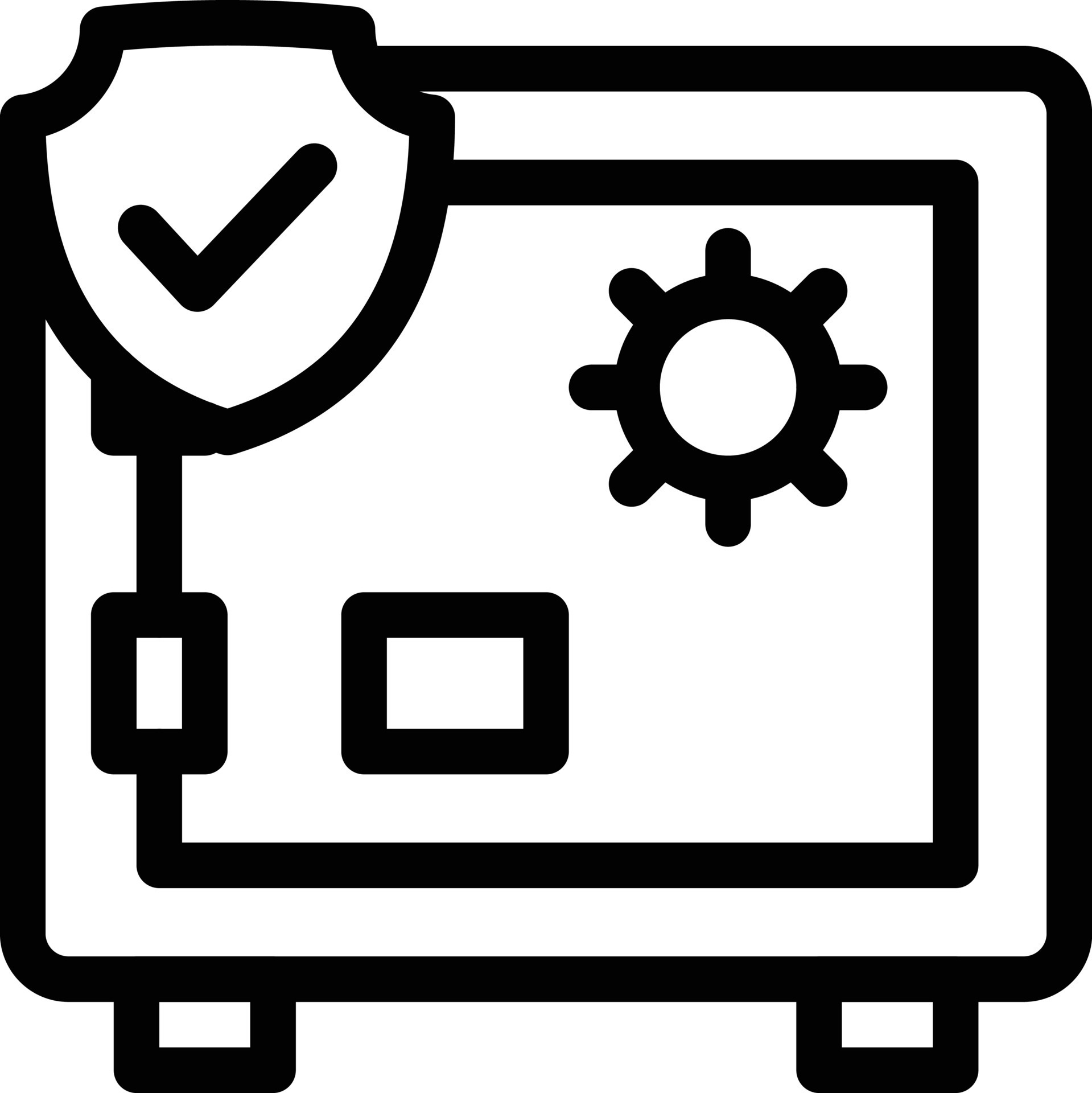 safe box vector illustration on a background.Premium quality symbols