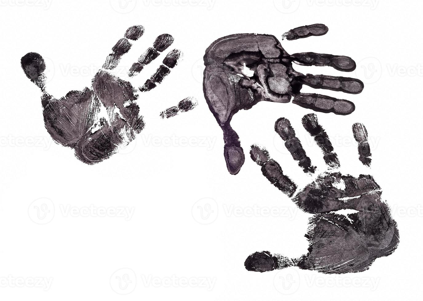 Imprint three hands photo