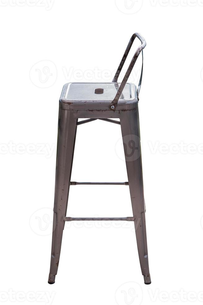 Steel bar chair. photo